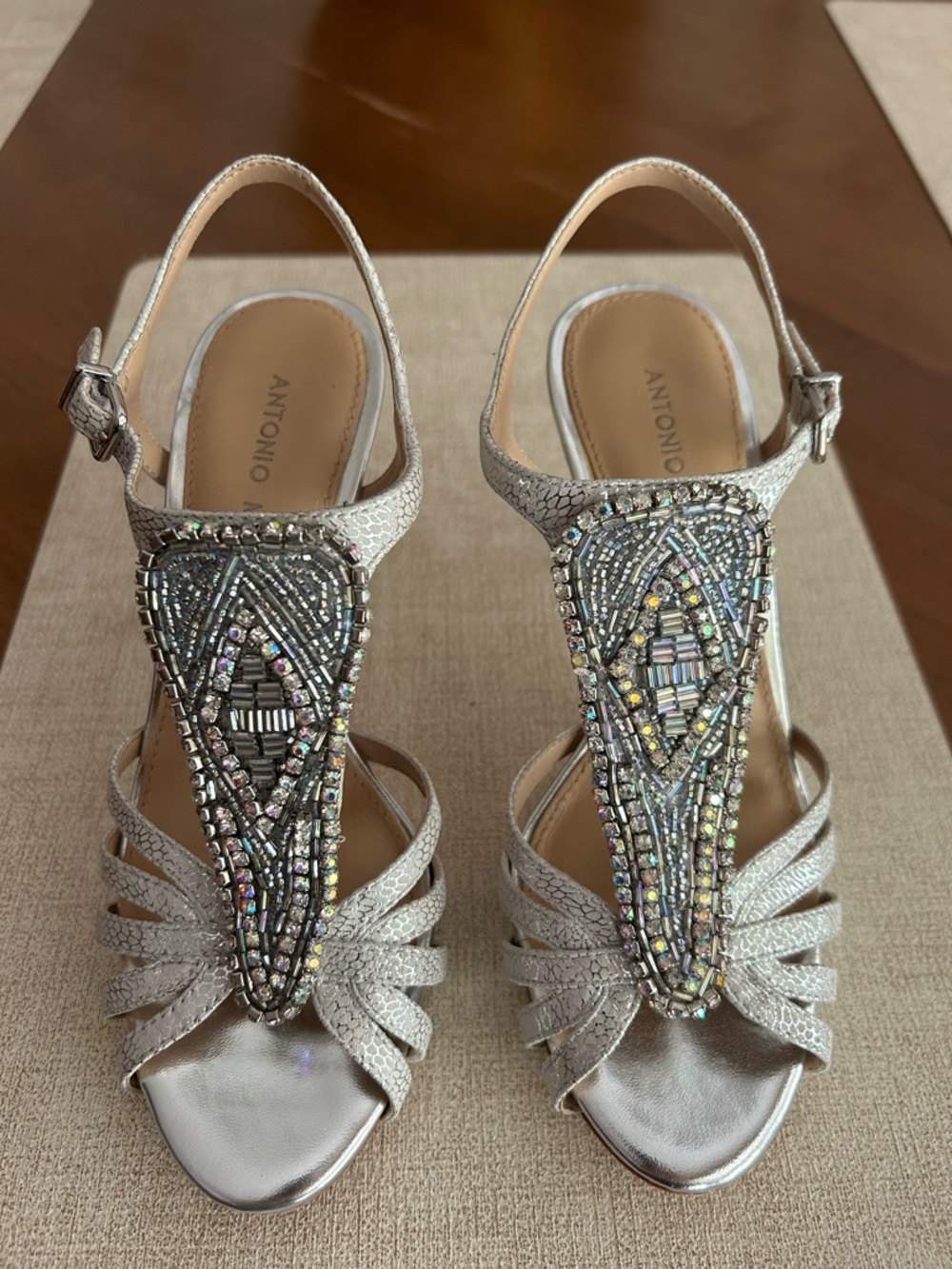 Antonio Melani Silver Heels